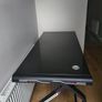 Metal office table with tempered glass top for sale Image 2