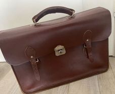 Vintage Brief Case Leather Vintage Style