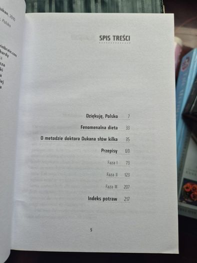 Pierre Dukan Przepisy dla Polakow/ Nie potrafie schudnac/ Diet Book in Polish