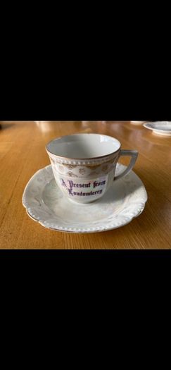 Victorian Souvenir China Trio
