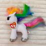 TY Beanie Boo Starr The White Pony approx. 16 cm. Plush Please see photos Image 5