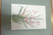 Una Gillespie Orchids Watercolour Painting