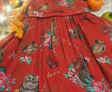 Monsoon red dress
