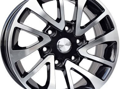 16" Navara Black Alloy Wheels Nissan 6x139,7
