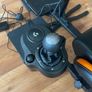 Complete Sim Racing Cockpit Logitech G29  Shifter  Foldable Stand with Seat  Like New Image 8