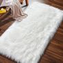 Sheepskin Rug,Fluffy Rug, Fluffy Area Small Rugs Shaggy Rugs for Bedroom Rug Fluffy Sofa Floor Carpet Home Decoration Gray Rugs Image 3