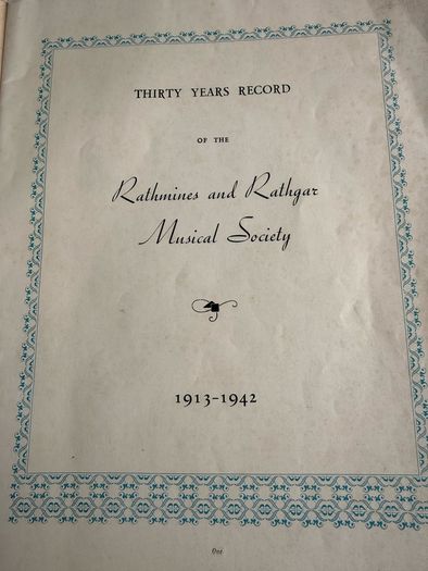 Thirty years record of The Rathmines and Rathgar musical society 1913-1942