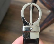 Montblanc Set - Wallet + Oval Buckle Belt - Vintage NOS Never Used - 20 Years Old