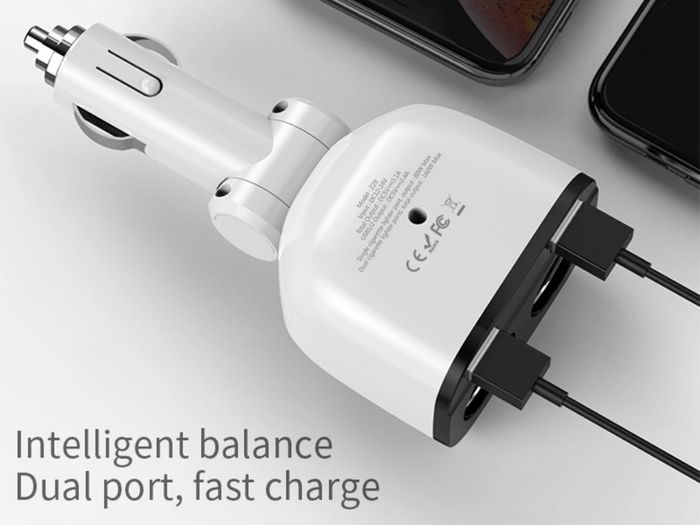 Car Charger 3.1A Fast Charger For iPhone/Samsung(OUT OF STOCK)