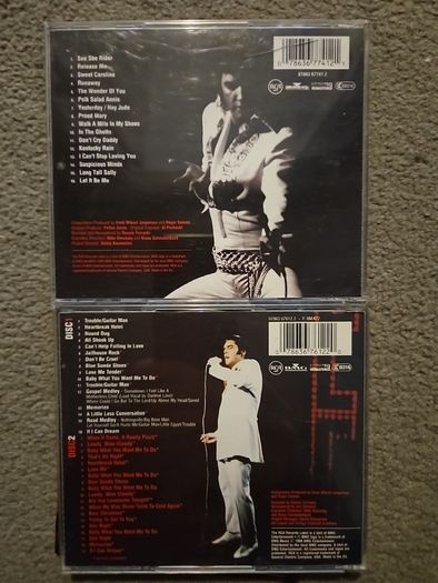 Elvis Presley CDs Collection: On Stage / Memories The '68 Comeback Special. 2 CD.