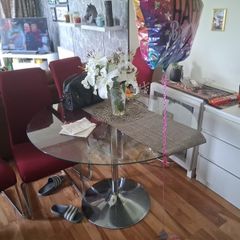 glass table