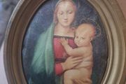 Catholic Devout Decor Framed Print