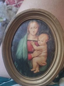 Catholic Devout Decor Framed Print