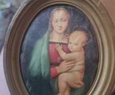 Catholic Devout Decor Framed Print