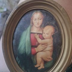 Catholic Devout Decor Framed Print