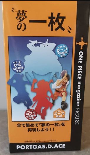 BanPresto One Piece Magazine Figure - A Piece of Dream No. 1 Vol. 1 Portgas D. Ace anime figure