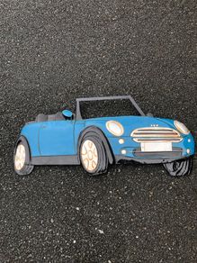 mini  car sign