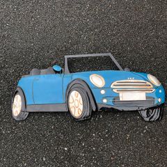 mini  car sign