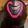 HJC i70 pink/black helmet Image 4