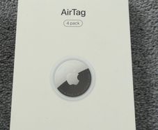Apple AirTag 4-Pack, Brand New & Unopened, with Cases