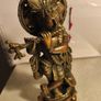 Krishna Brass Murti Krishn Hindu God Radha Krishna Hare Rama Iskon 24 CM. Tall . Image 10