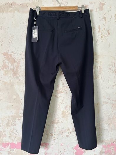 Brax "Style Marons" Navy Casual Jersey Trousers BNWT Size UK 12 / EU 38