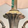 Edison & Swan Antique Rococo Brass Table Lamp Working Order Image 5