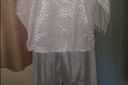 Brand new cream satin Pyjamas size UK18/20 EUR46/48 Postage included