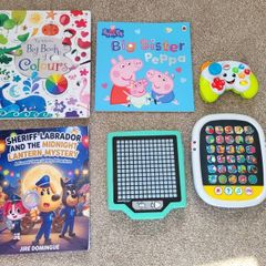 Kids toy and book bundle (fisher price and peppa)