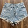 Ladies Denim Floral Shorts: Small (suit suit size 6-8 / probably also suit 12-13yrs Image 2