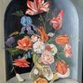 Large Original Floral Still Life Oil on Canvas. Image 3