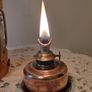 Antique Anchor Ship's Copper And Brass Lantern Image 8