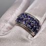 Sterling silver ring with Tanzanite Image 8