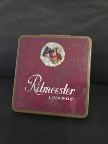 Vintage Ritmeester Livarde Cigarillo Tin