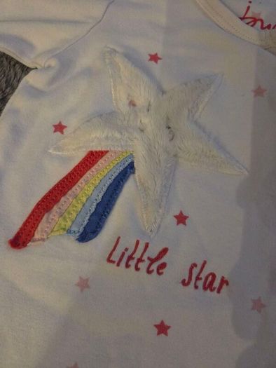 UpTo3Months, Joules Little Star Zip Up Footless Sleepsuit