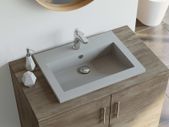 Granite Basin 600x450x120 mm Grey