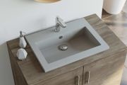 Granite Basin 600x450x120 mm Grey