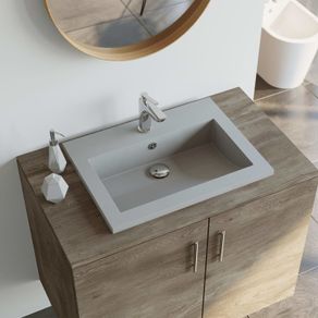 Granite Basin 600x450x120 mm Grey