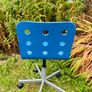 IKEA JULES Junior Childrens Adjustable Swivel Desk Chair Blue Image 4