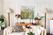 Spring Flowers, XL painting by artist Helen Mathews