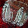 Mid century Krosno Glass Bowl Image 2