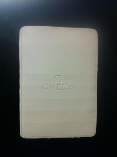 Omega watches warranty card holder