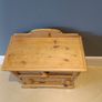 pine bedside cabinet 44cm w x 58 h Image 2