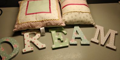 Next Cushions & Dream Wooden Letters