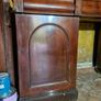 Georgian or Regency period mahogany side board with wine racks Image 3