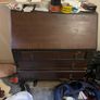 Wooden old desk (Vintage maybe?) Image 4