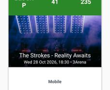 The Strokes 2x Seated Tickets (Face Value)