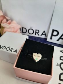 new genuine pandora MY HERO heart charm