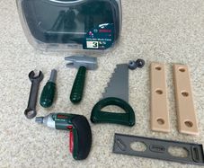 Kids Bosch Tool Kit with Case - Toy Drill Set (Age 3+)