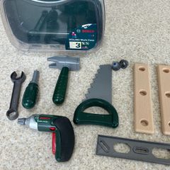 Kids Bosch Tool Kit with Case - Toy Drill Set - Age 3+